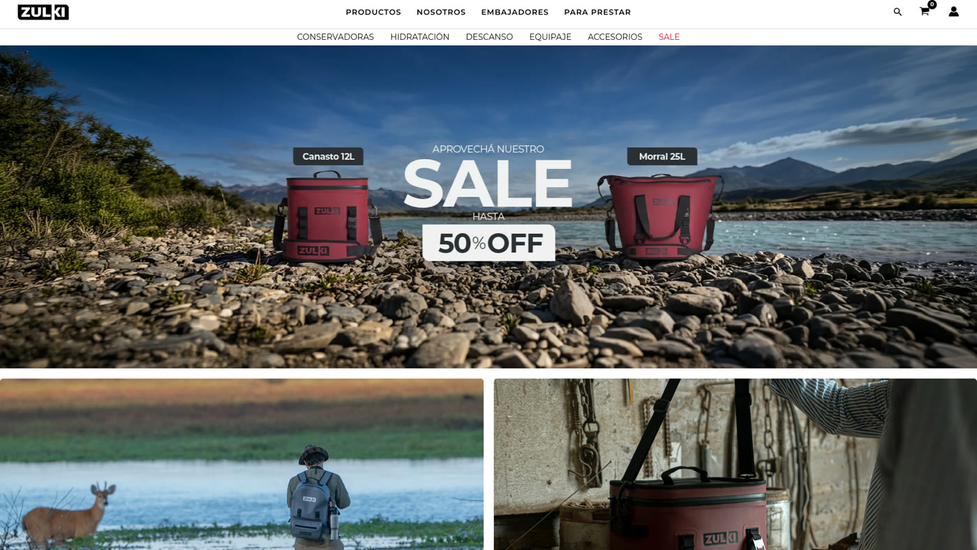 Zulki — e-commerce website