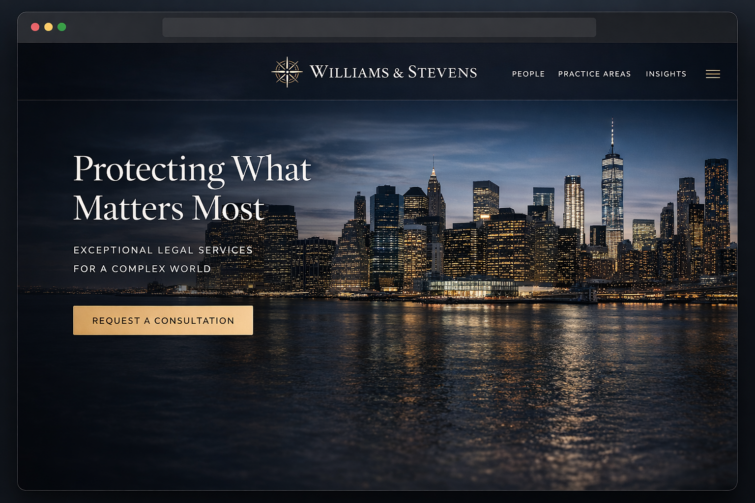 Law Firm Website Preview